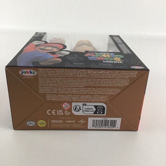 Nintendo The Super Mario Bros Movie Deluxe Action Figure Tanooki Mario Toy New - Picture 2 of 6